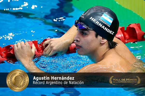 Agustín Hernández, récord argentino absoluto de natación 2021